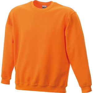 Sweat-shirt publicitaire uni homme     Orange