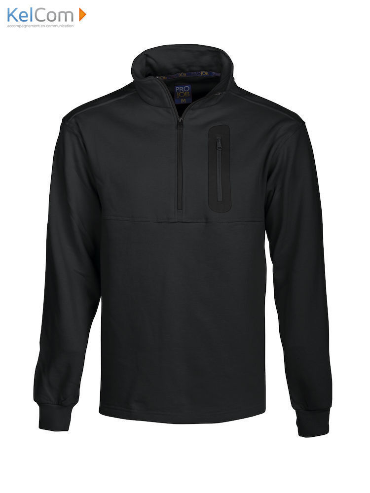 sweat zippée à poche poitrine sweat zippée à poche poitrine