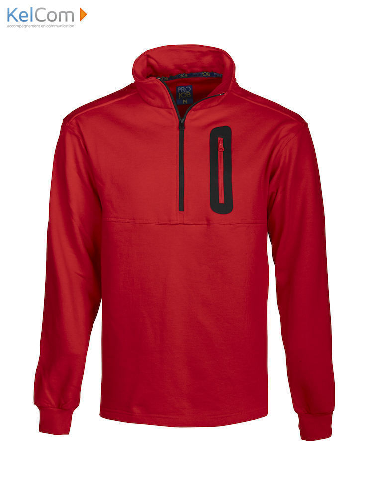 sweat zippée à poche poitrine sweat zippée à poche poitrine
