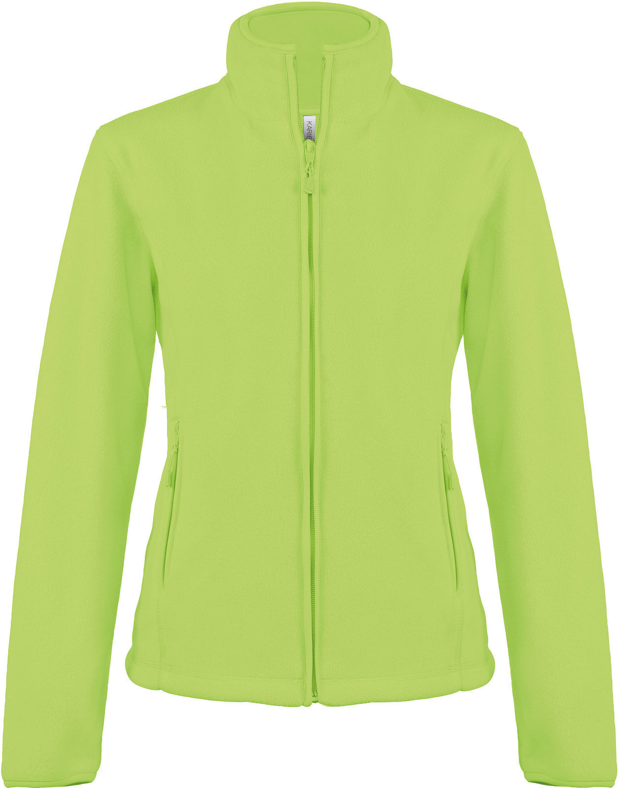 Veste Polaire Femme Légère - Fermeture éclair Totale, Col Montant - Pour Randonnée, Loisirs, Extérieur - Antistatique