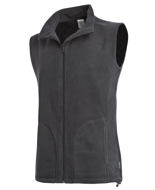 Active Men | Bodywarmer polaire publicitaire pour homme Gris Aqua 1