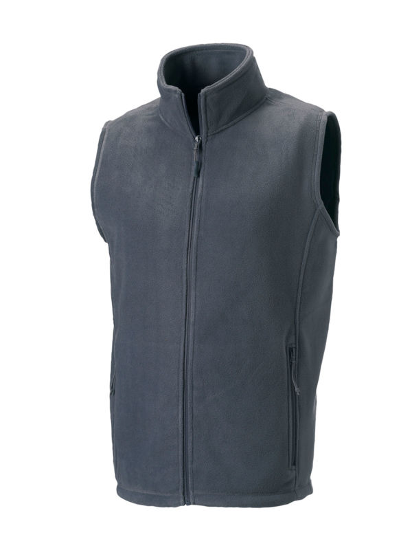 Goke | Bodywarmer polaire personnalisé pour homme Gris 1