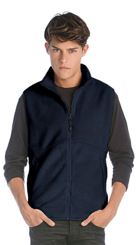 Kodi | Bodywarmer polaire publicitaire pour homme Marine 1