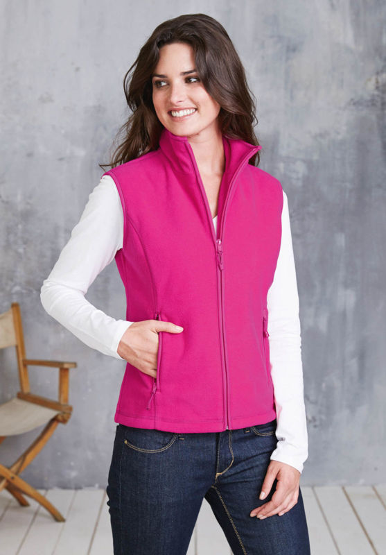 Mélodie | Bodywarmer polaire publicitaire pour femme 1