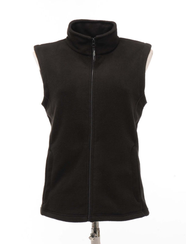 Mirco | Bodywarmer polaire publicitaire pour femme Noir 1