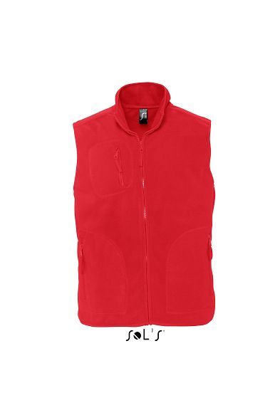 Norway | Bodywarmer polaire personnalisé pour homme Rouge