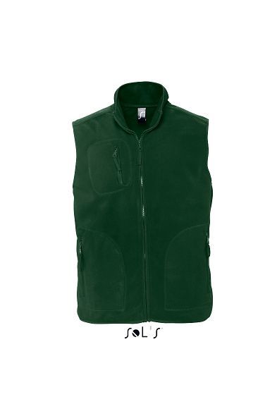 Norway | Bodywarmer polaire personnalisé pour homme Vert Sapin