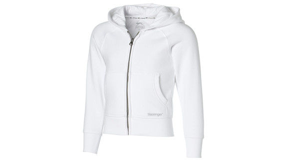 Sweater personnalise full zip confortable    Blanc