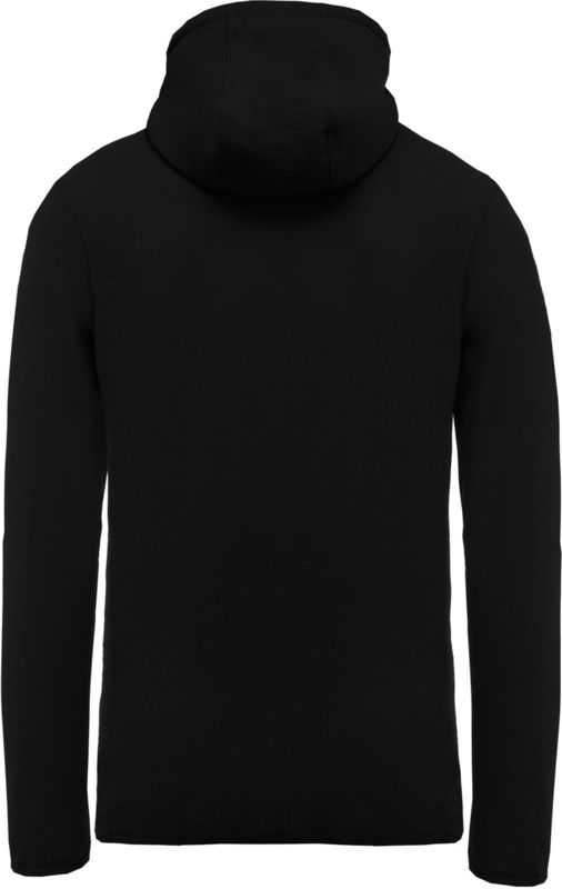 Sizoo | Sweatshirt polaire publicitaire pour homme Noir