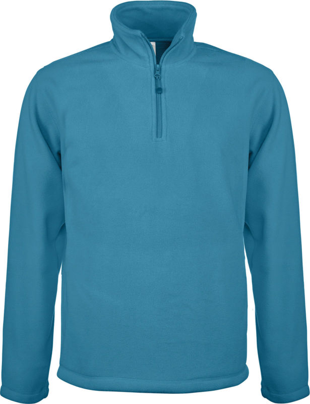 Tuwa | Sweatshirt polaire publicitaire pour homme Bleu tropical