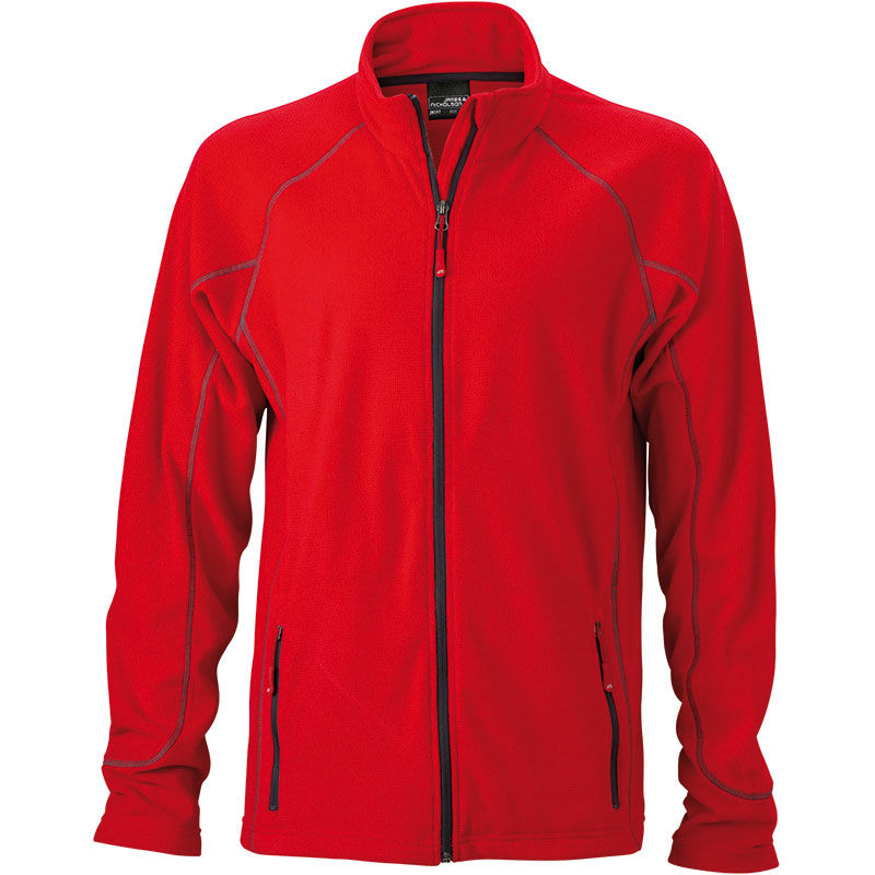 Bada | Veste polaire publicitaire pour homme Rouge Carbone