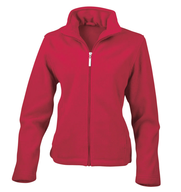 Fooxe | Veste polaire personnalisée pour femme Rouge 1