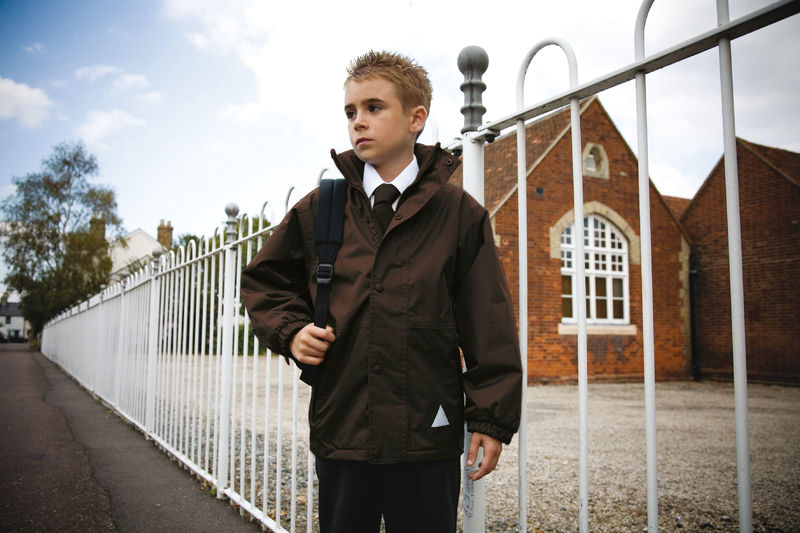 Kiwoo | Veste polaire publicitaire pour enfant Gris Jaune 1