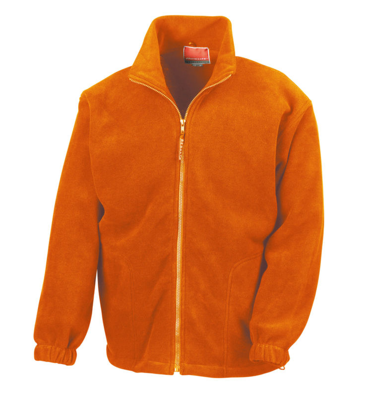 Lyta | Veste polaire publicitaire unisexe Orange 1