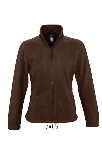 North | Veste polaire publicitaire pour femme Chocolat