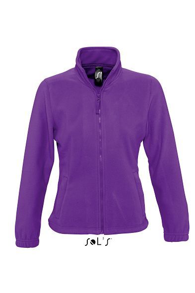 North | Veste polaire publicitaire pour femme Violet foncé