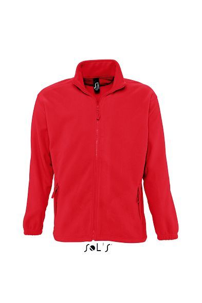 North | Veste polaire publicitaire pour homme Rouge