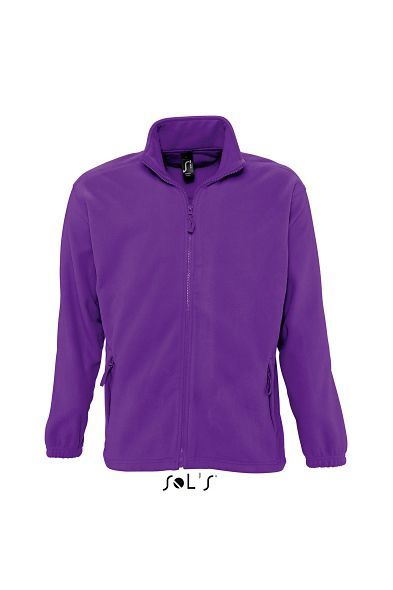 North | Veste polaire publicitaire pour homme Violet foncé