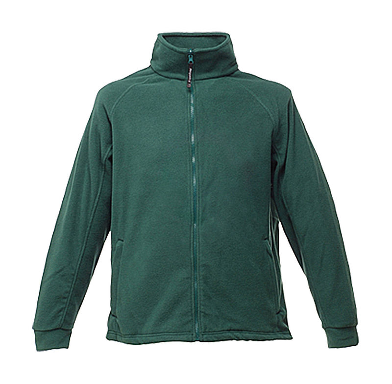 Quawefa | Veste polaire publicitaire pour homme Vert bouteille