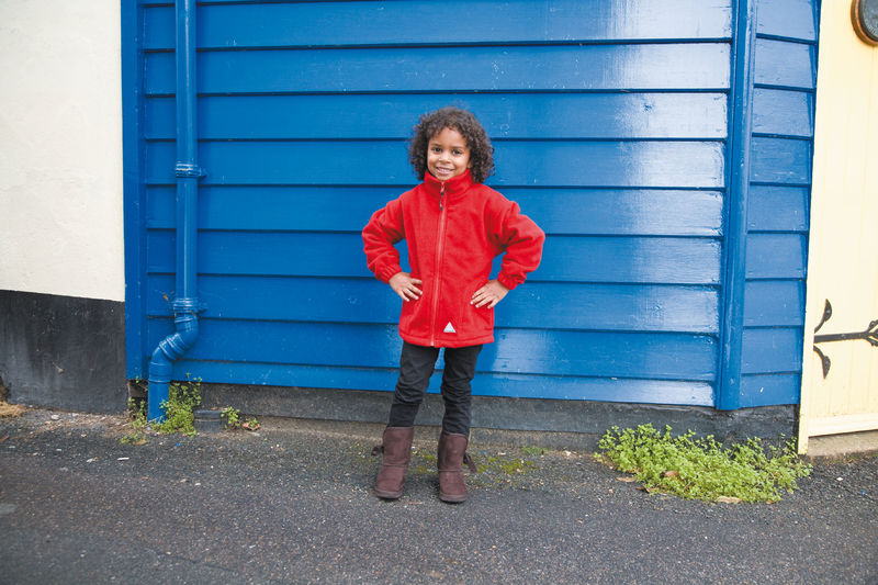 Zuggy | Veste polaire publicitaire pour enfant Rouge 1