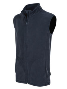 Active Men | Bodywarmer polaire publicitaire pour homme Bleu 1