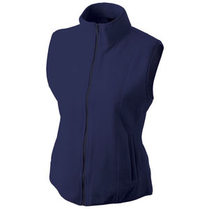 Jalla | Bodywarmer polaire personnalisé pour femme Marine