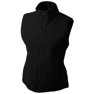 Jalla | Bodywarmer polaire personnalisé pour femme Noir