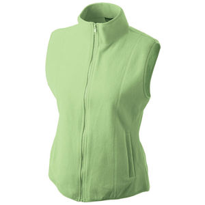 Jalla | Bodywarmer polaire personnalisé pour femme Vert citron