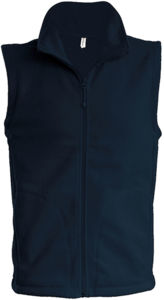 Luca | Bodywarmer polaire personnalisé pour homme Marine