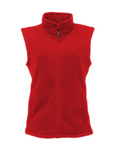 Mirco | Bodywarmer polaire publicitaire pour femme Rouge 2