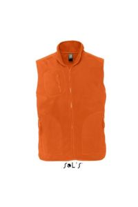 Norway | Bodywarmer polaire personnalisé pour homme Orange