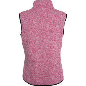 Xiqa | Bodywarmer polaire publicitaire pour femme Rose mélangé Blanc cassé 1