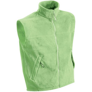 Zooqa | Bodywarmer polaire publicitaire pour homme Vert citron