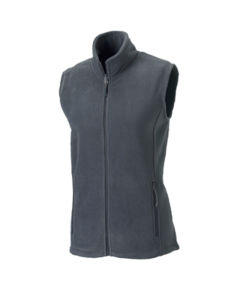 Zywy | Bodywarmer polaire publicitaire pour femme Gris 1