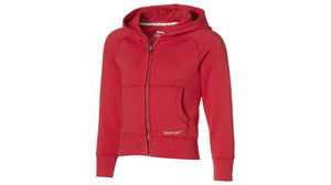 Sweater personnalise full zip confortable    Rouge