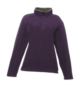 Barriho | Sweatshirt polaire personnalisée pour femme Violet Gris