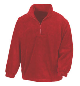 Kiffy | Sweatshirt polaire publicitaire pour homme Rouge 1