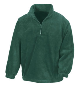 Kiffy | Sweatshirt polaire publicitaire pour homme Vert Sapin 1