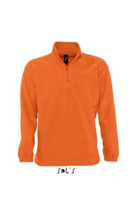 Ness | Sweatshirt polaire personnalisé pour homme Orange