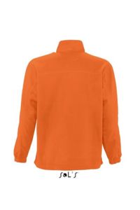 Ness | Sweatshirt polaire personnalisé pour homme Orange 2