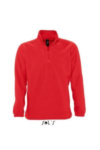 Ness | Sweatshirt polaire personnalisé pour homme Rouge