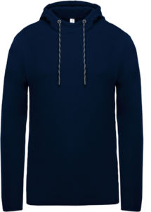 Sizoo | Sweatshirt polaire publicitaire pour homme Marine 1