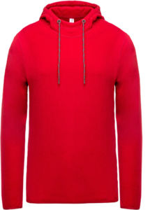 Sizoo | Sweatshirt polaire publicitaire pour homme Rouge 1