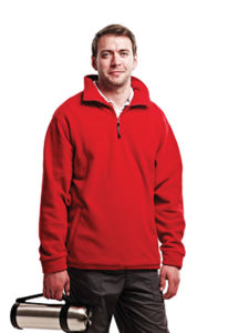 Thor Overhead | Sweatshirt polaire personnalisé pour homme Rouge 1
