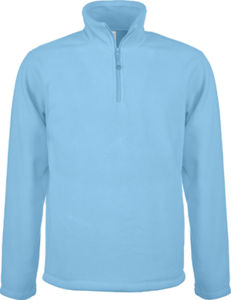 Tuwa | Sweatshirt polaire publicitaire pour homme Bleu ciel