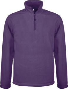 Tuwa | Sweatshirt polaire publicitaire pour homme Violet