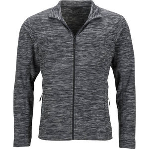 Cysso | Veste polaire personnalisée pour homme Gris mélangé Anthracite 1