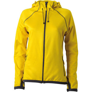 Joffe | Veste polaire personnalisée pour femme Jaune Carbone