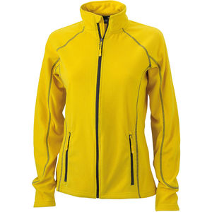 Mytto | Veste polaire personnalisée pour femme Jaune Carbone