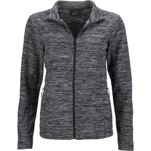 Neye | Veste polaire personnalisée pour femme Gris mélangé Anthracite 1